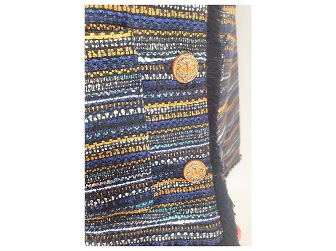 Trussardi Jeans Tweed Blazer Mehrfarben - Ansicht 3