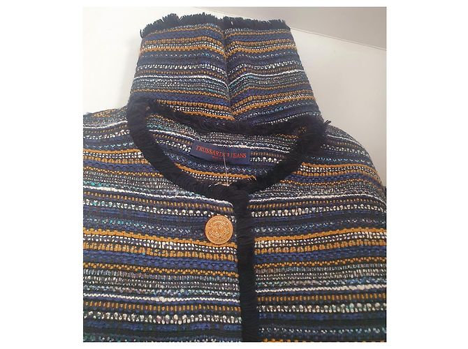 Trussardi Jeans Tweed Blazer Mehrfarben - Ansicht 5