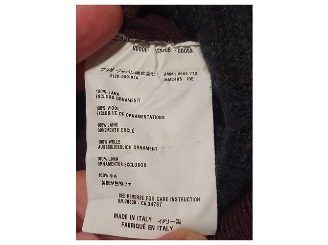 Miu Miu Strickjacke aus Wolle mehrfarbig Mehrfarben - Ansicht 5