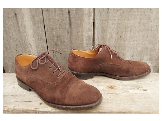 Brogue Finsbury Marroni in Pelle e Suede Taglia 43 Marrone - vista 3