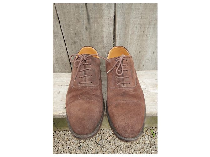 Brogue Finsbury Marroni in Pelle e Suede Taglia 43 Marrone - vista 4