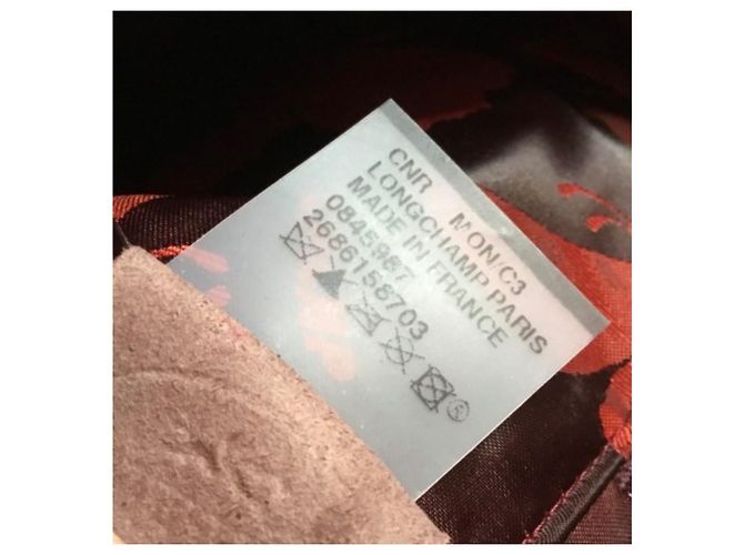 Longchamp Roseau Ledertasche Dunkelbraun - Ansicht 3