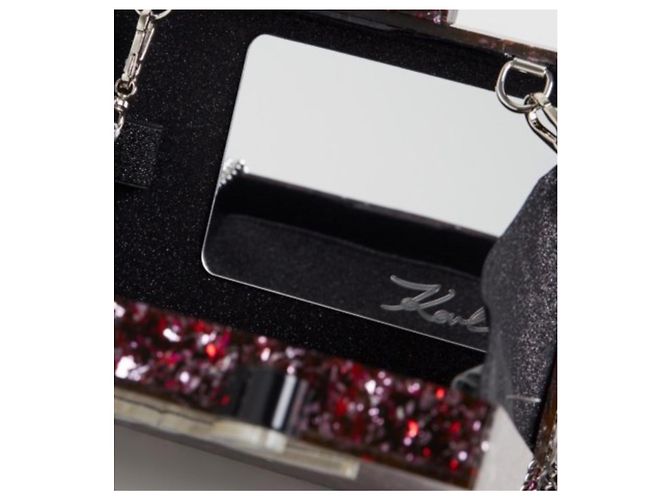 Karl Lagerfeld Pochette Minaudière Karl Metallica Metallico - vista 4