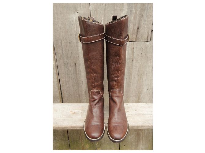 botas Dolce & Gabbana p 39,5 Castaño - vista 10