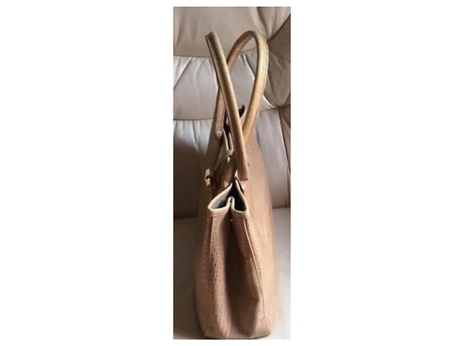 Longchamp Roseau Ledertasche Creme - Ansicht 2