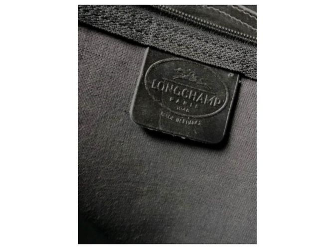 Longchamp Borsa Tote in pelle nera Nero - vista 4