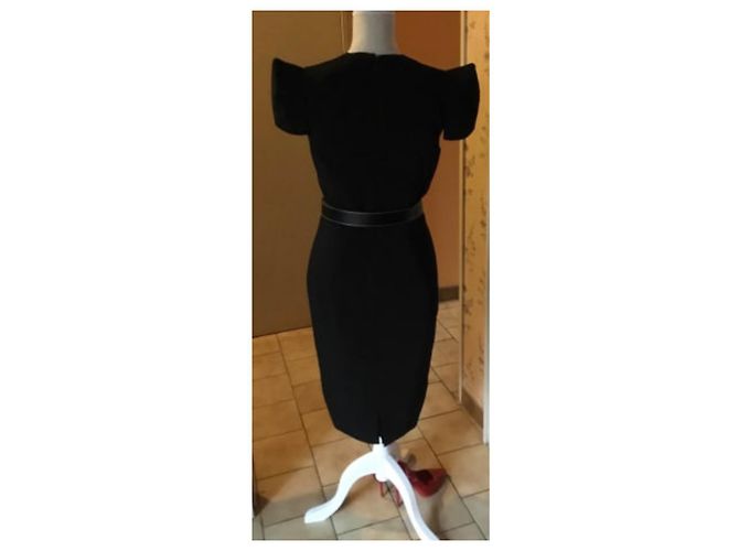 Alexandre Vauthier Bleistiftkleid Schwarz - Ansicht 2