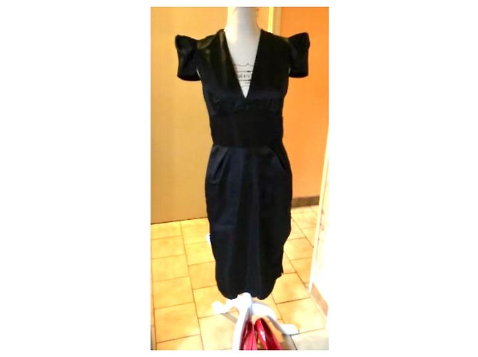 Alexandre Vauthier Bleistiftkleid Schwarz - Ansicht 4