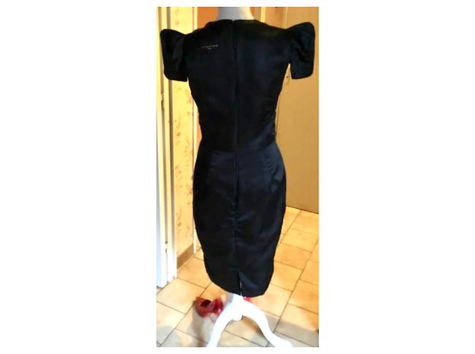 Alexandre Vauthier Bleistiftkleid Schwarz - Ansicht 6