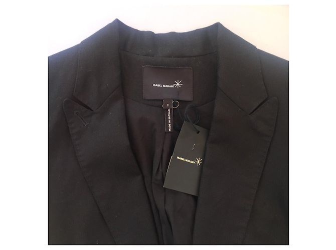 Blazer sin mangas Isabel Marant Gould negro de lino - vista 2