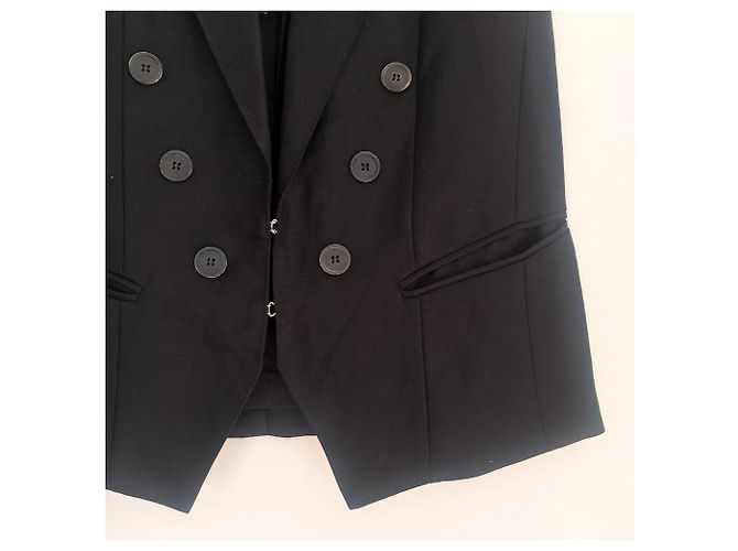 Blazer sin mangas Isabel Marant Gould negro de lino - vista 3