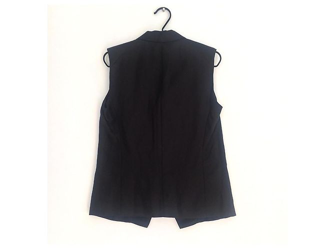 Blazer sin mangas Isabel Marant Gould negro de lino - vista 4