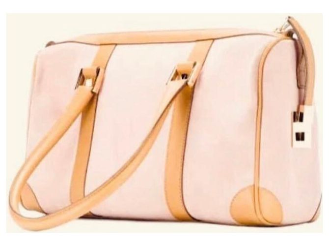 Ophidia Borsa Gucci Boston Rosa in Camoscio e Pelle - vista 11