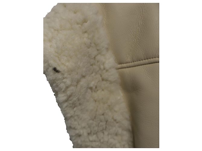 a.l.C. Sutton Faux Shearling Vest in Cream Recycled Polyester - view 9