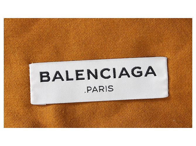 Giacca Balenciaga in Cotone Giallo - vista 4