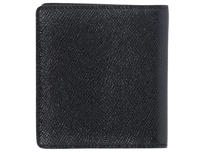 Portafoglio Bi-Fold con logo Dolce & Gabbana in pelle nera Nero - vista 3