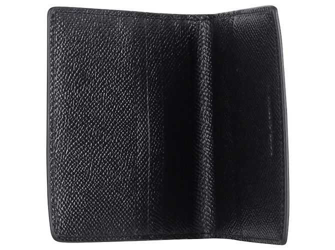 Portafoglio Bi-Fold con logo Dolce & Gabbana in pelle nera Nero - vista 5