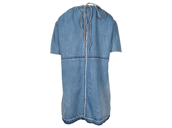 Vestido vaquero Marc Jacobs de algodón azul - vista 3