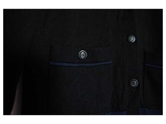 Cambon Chanel Uniform schwarz-blaue Strickjacke - Ansicht 4
