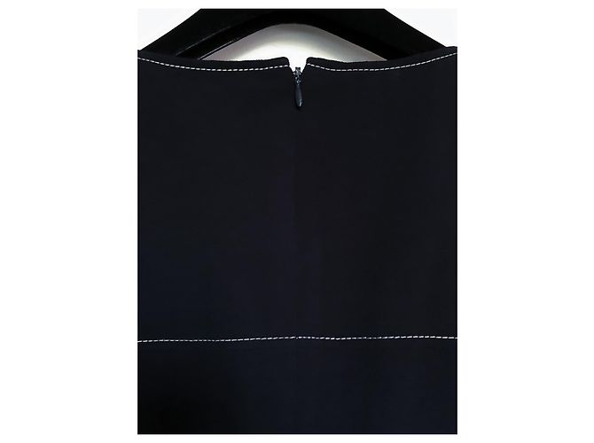 Chanel dunkelblaues Anzugkleid - Ansicht 4