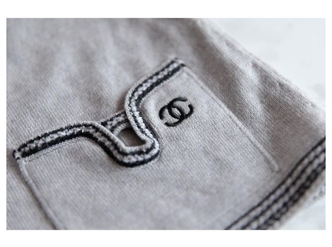 Cárdigan gris de Chanel Cambon - vista 4
