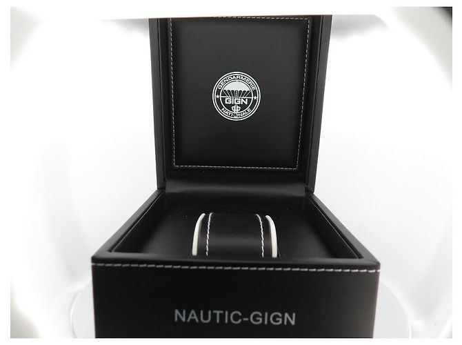NOVO RELÓGIO LIP GRANDE NÁUTIC SKI GIGN 41 RELÓGIO CRONÓGRAFO AUTOMÁTICO MM Preto - vista 14