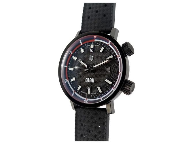 NOVO RELÓGIO LIP GRANDE NÁUTIC SKI GIGN 41 RELÓGIO CRONÓGRAFO AUTOMÁTICO MM Preto - vista 2