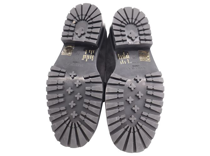 Mocassim Jimmy Choo Deanna com aplicação de cristais e forro em camurça preta Preto - vista 4