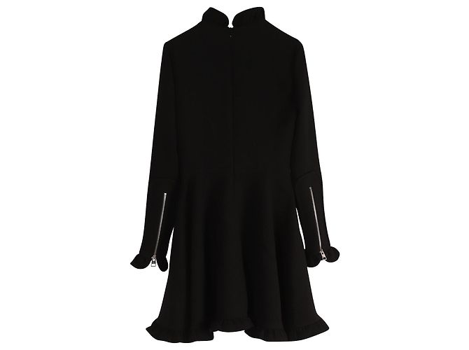 JW Anderson Abito a maniche lunghe in acetato nero - vista 2