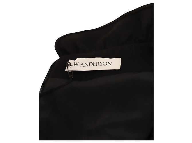 JW Anderson Abito a maniche lunghe in acetato nero - vista 3