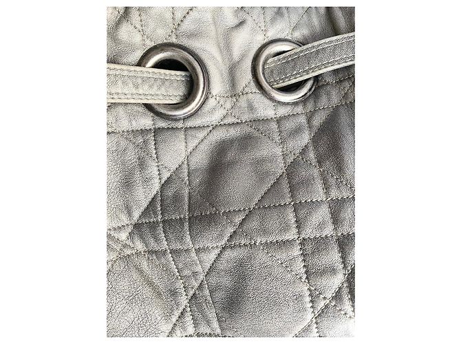 Borsa secchiello Christian Dior Le Trente in pelle grigia Grigio - vista 18