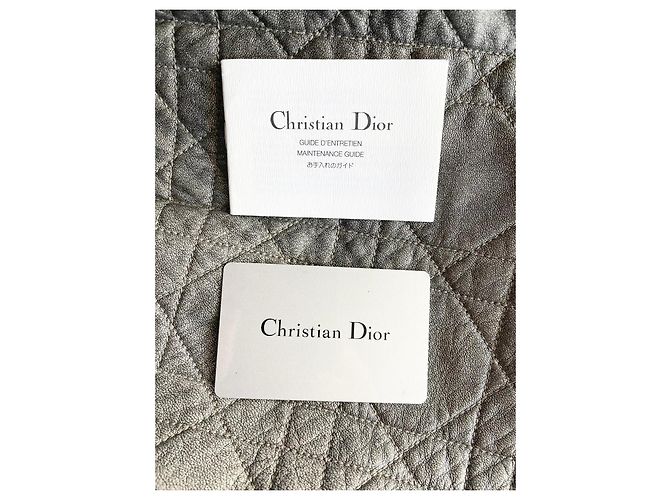 Borsa secchiello Christian Dior Le Trente in pelle grigia Grigio - vista 3