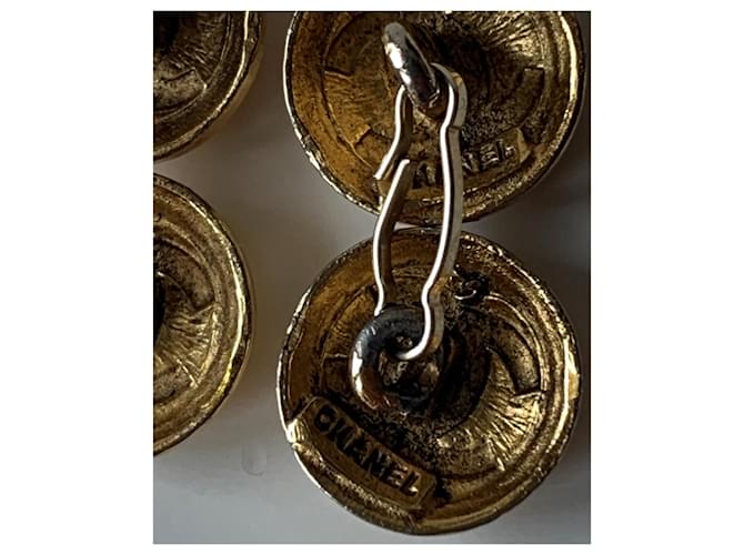 Chanel Cufflinks Golden - view 3