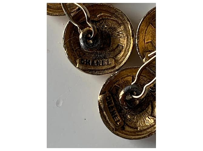 Chanel Cufflinks Golden - view 4