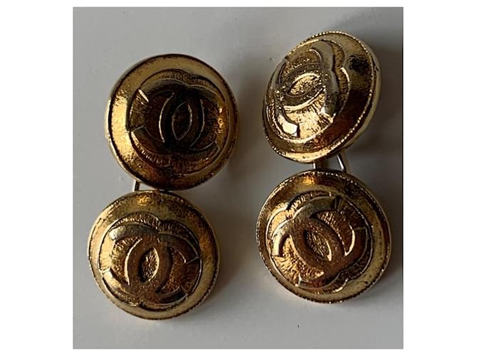 Chanel Cufflinks Golden - view 6