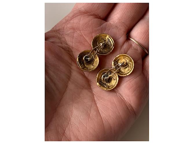 Chanel Cufflinks Golden - view 7