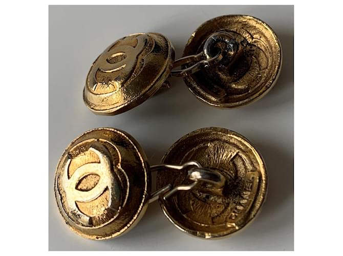 Chanel Cufflinks Golden - view 8