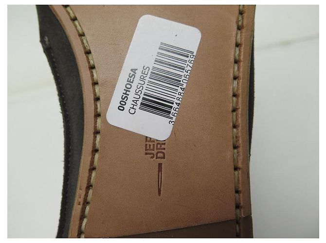 NEUF CHAUSSURES JEROME DREYFUSS BOTTINES 25CHPCRS 39 ANTHRACITE NEW BOOTS SHOES - vue 4