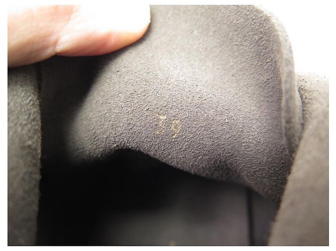 NEUF CHAUSSURES JEROME DREYFUSS BOTTINES 25CHPCRS 39 ANTHRACITE NEW BOOTS SHOES - vue 7