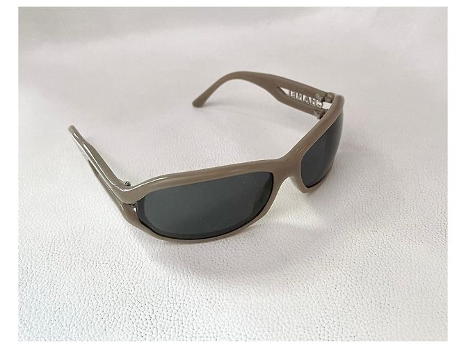 Chanel solar or optical frame in taupe beige plastic - view 12