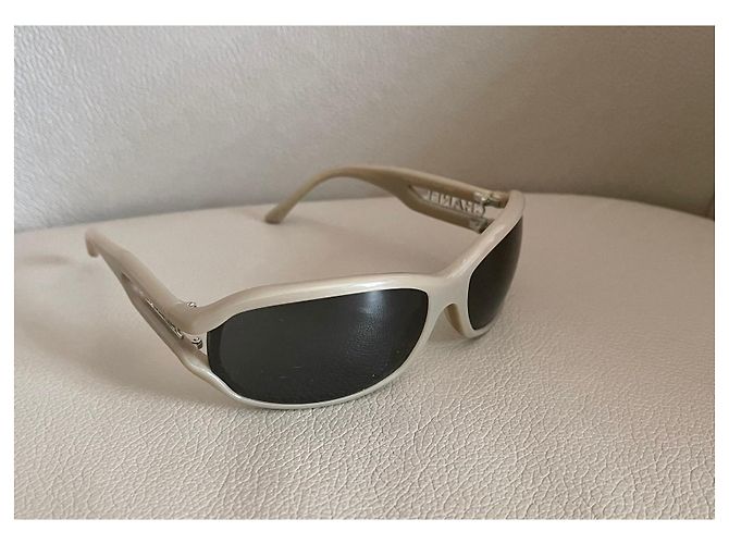 Chanel solar or optical frame in taupe beige plastic - view 3