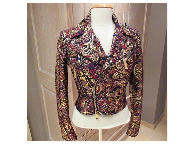 Dsquared2 giacca di broccato d'oro Multicolore - vista 11