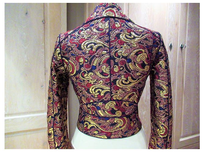 Dsquared2 giacca di broccato d'oro Multicolore - vista 9