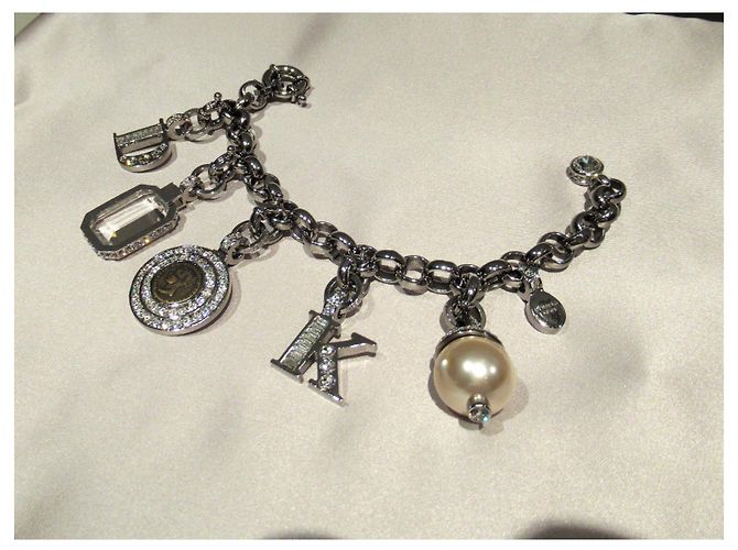 Autre Marque Dyberg/Bracciale con charm in cristallo Kern Argento - vista 4