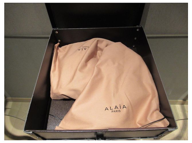 Alaïa Stivaletti Alaia con volant Nero - vista 11