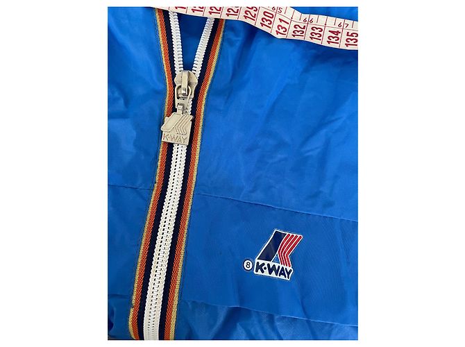 Windbreaker banana K-Way majorel blue size 8 polyamide - view 4