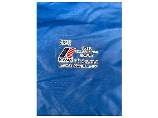 Windbreaker banana K-Way majorel blue size 8 polyamide - view 6