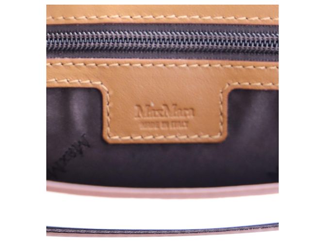 Max Mara MaxMara Color Block Envelope Clutch Bag in Multicolor Leather - view 7