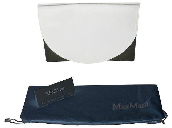 Max Mara MaxMara Color Block Envelope Clutch Bag in Multicolor Leather - view 9