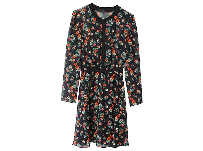 VESTIDO ESTAMPADO FLORES MAJE - vista 4